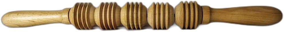 Natural Wood Body Roller Massage Tool