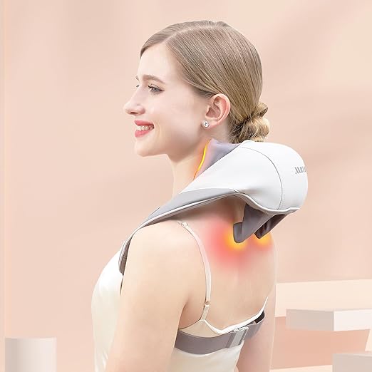 Neck and Back Massager with Soothing Heat